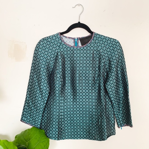 J. Crew Collection Tailored Silk Blouse - Picture 1 of 6